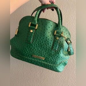 Ivanka Trump green crocodile purse